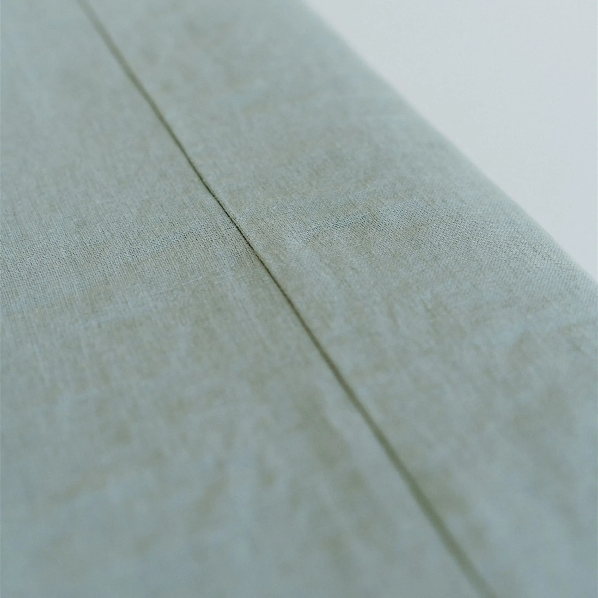 Bedspread in Heavyweight Linen - Sage Green - Image 3