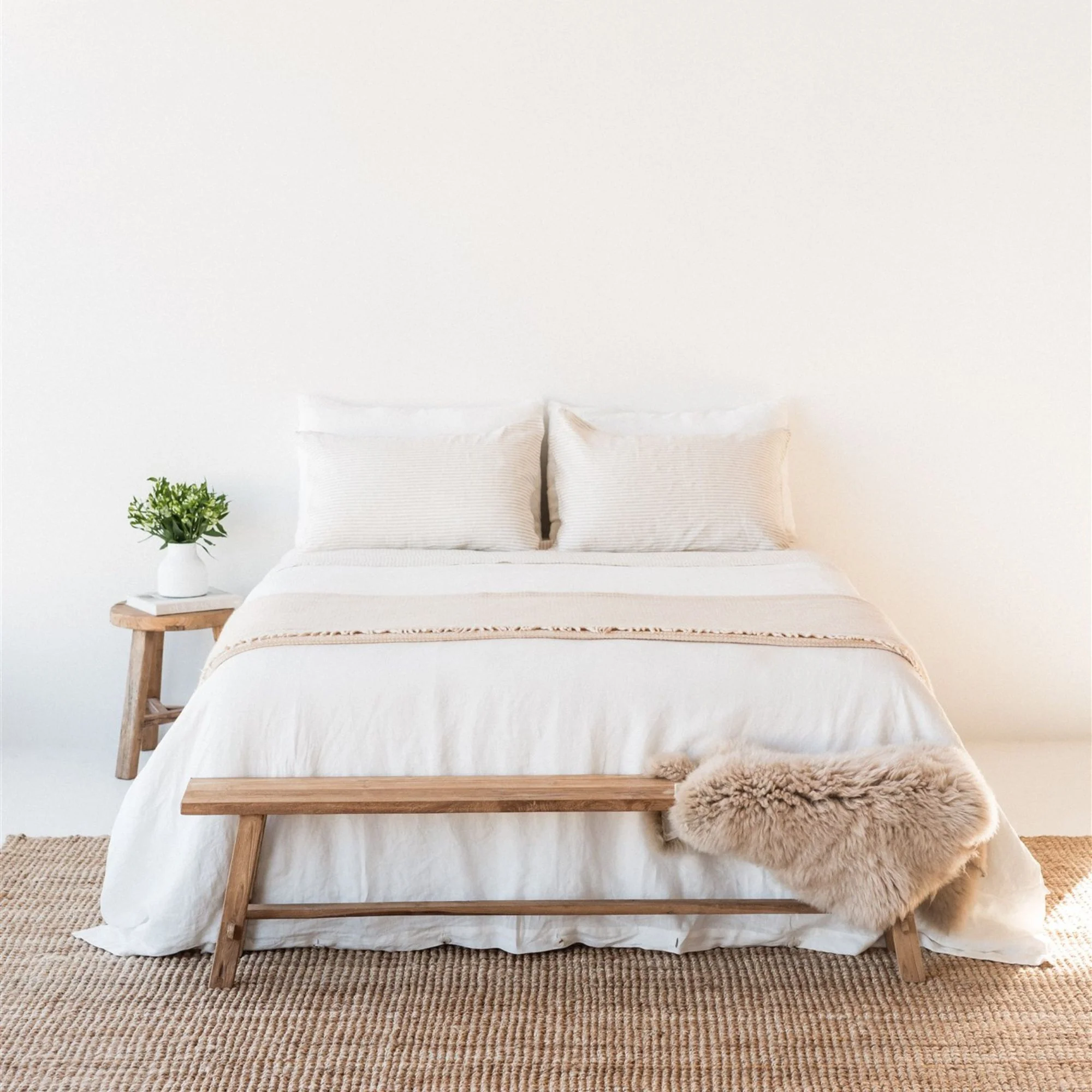 Birch Ribbed Wool Throw Blanket - Image 3