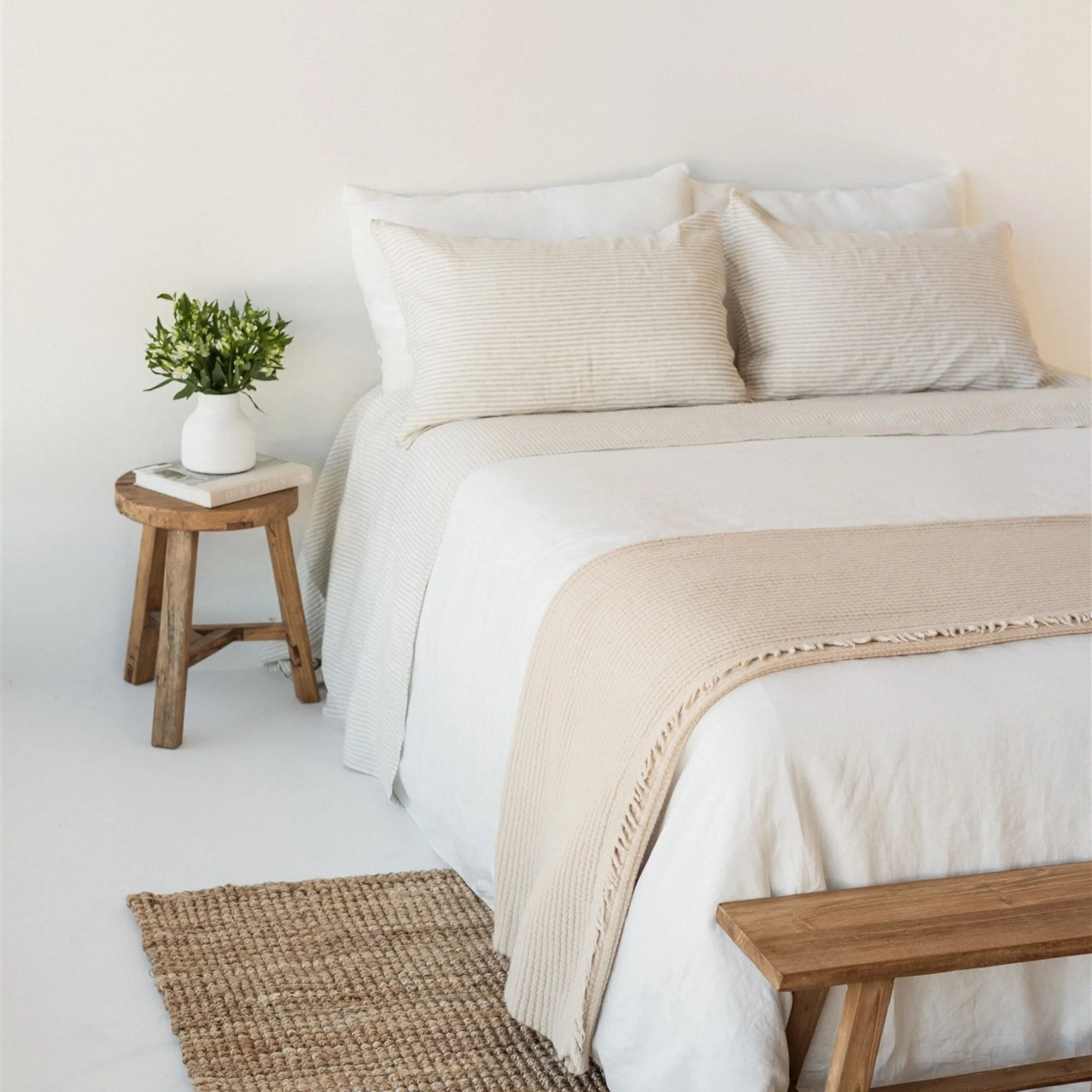 Birch Ribbed Wool Throw Blanket - Image 6