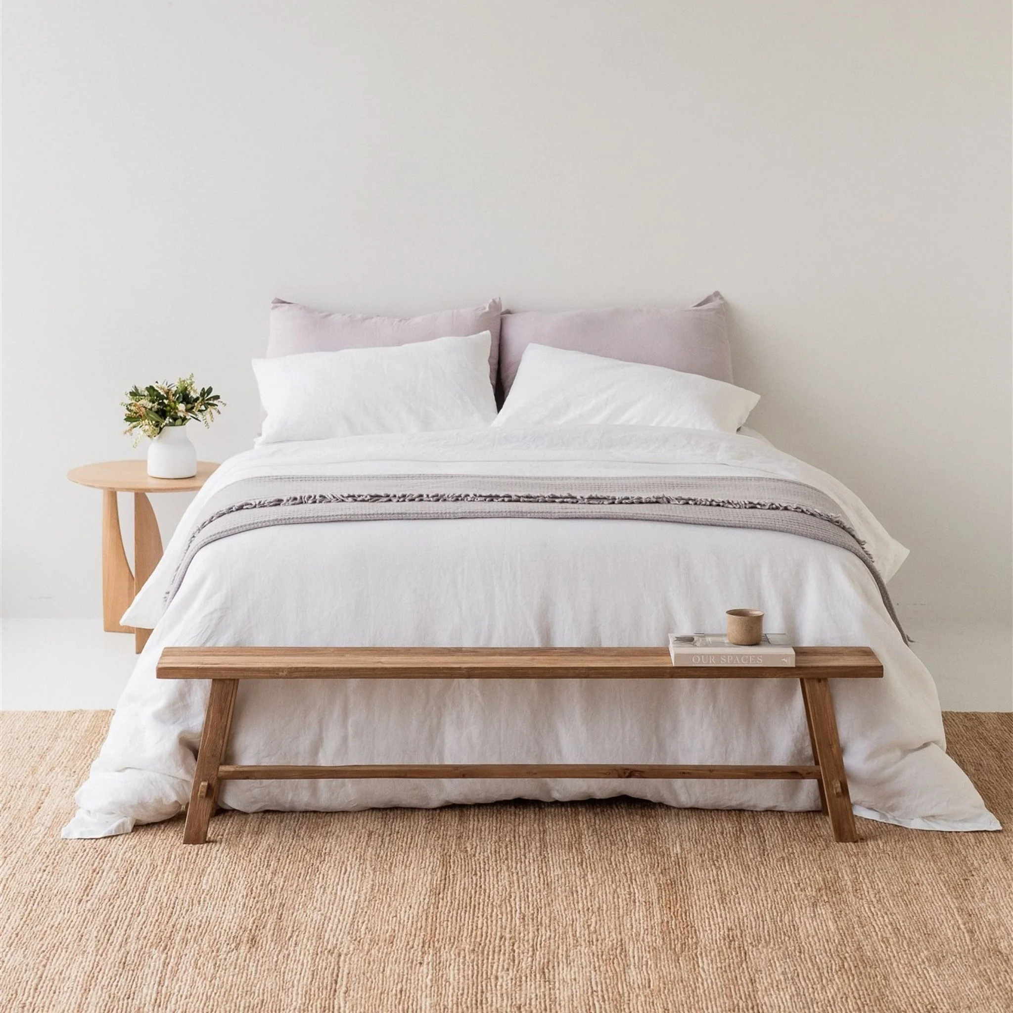 Cloud Ribbed Wool Throw Blanket - Image 3