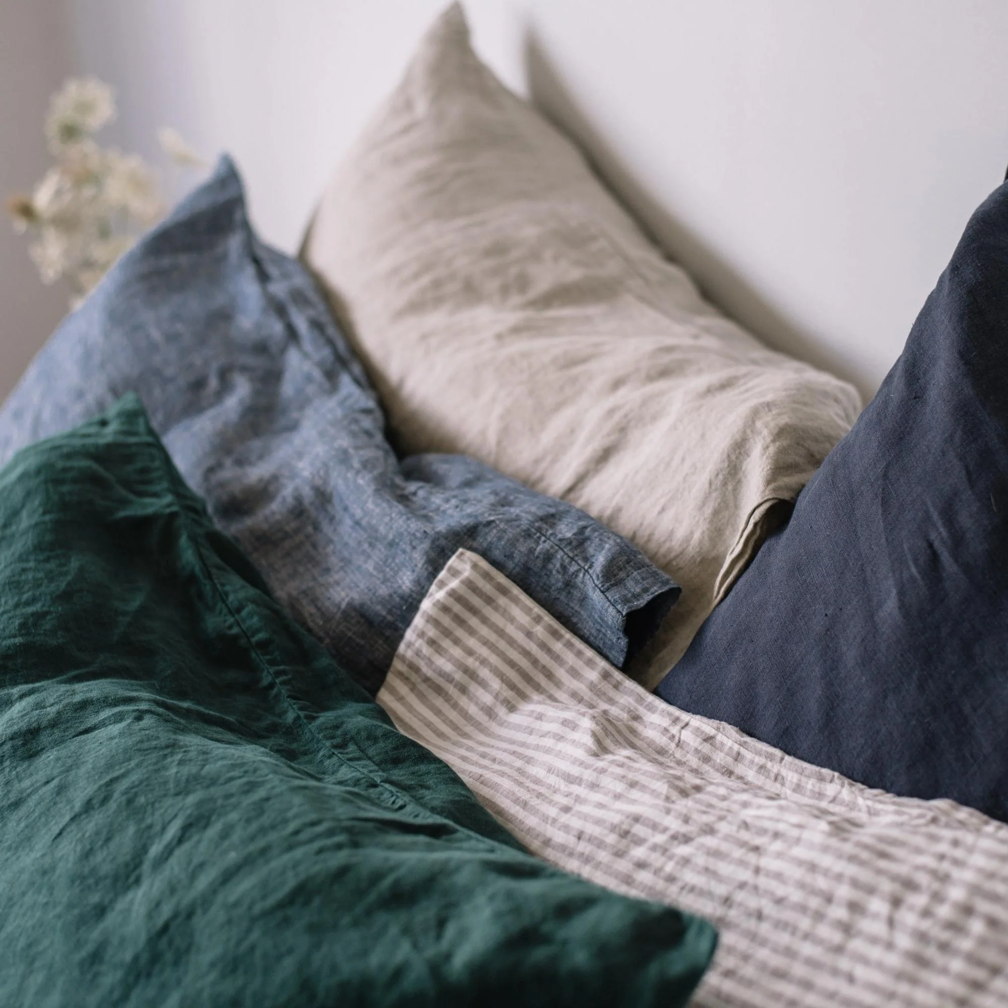 Denim Linen Pillowcases - Image 12