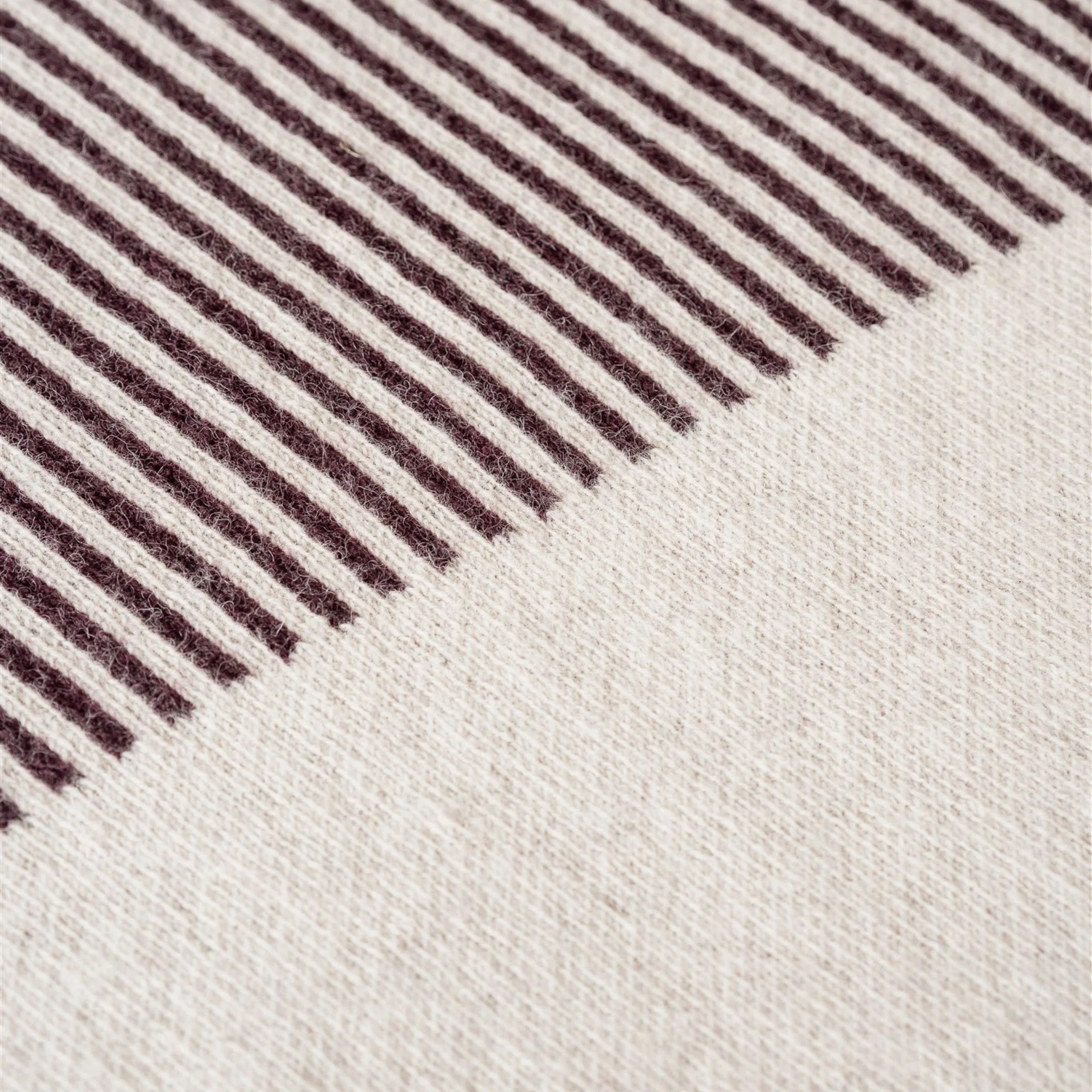 Fig Geometric Wool Throw Blanket - Image 9