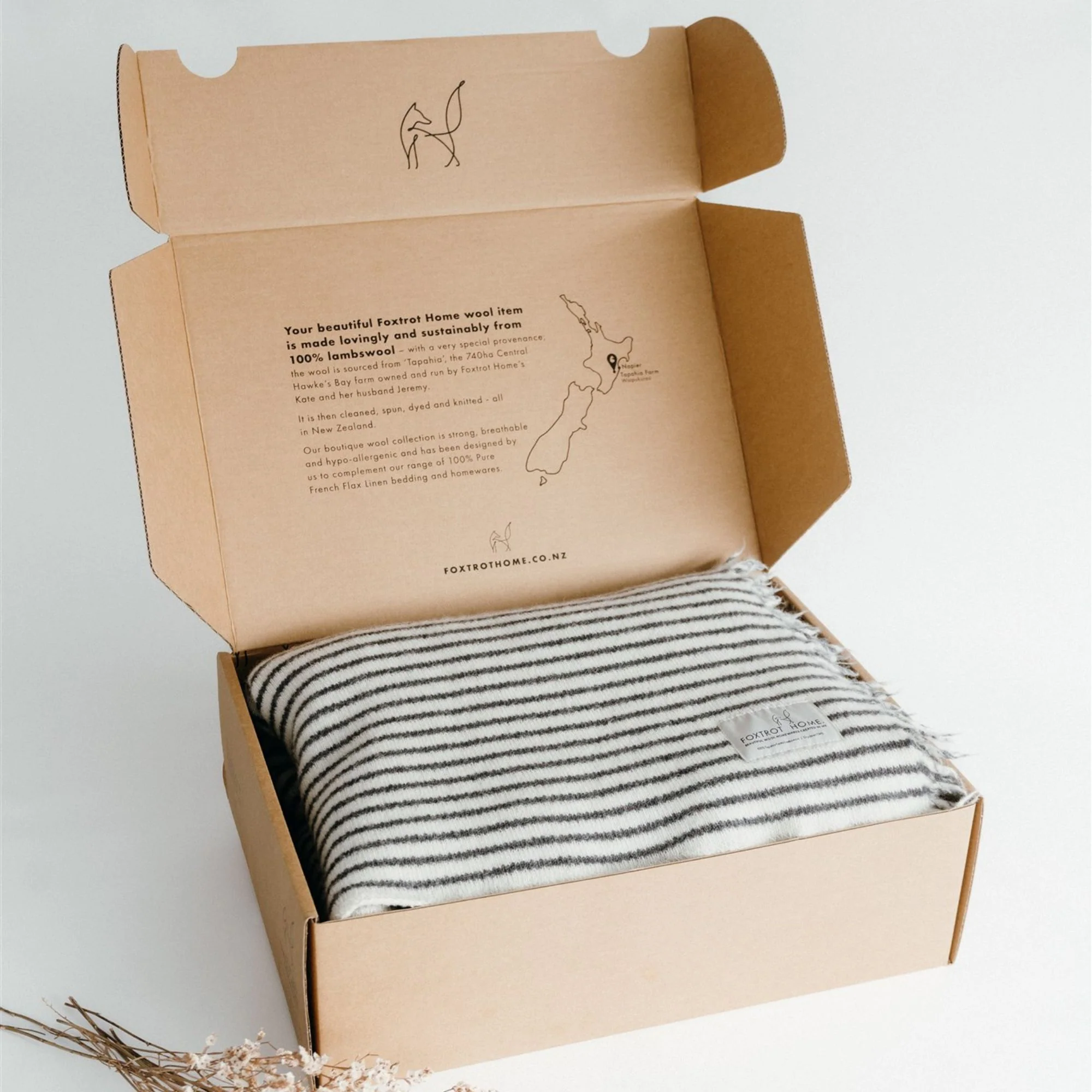 Moss Green Wool Blanket - Image 8