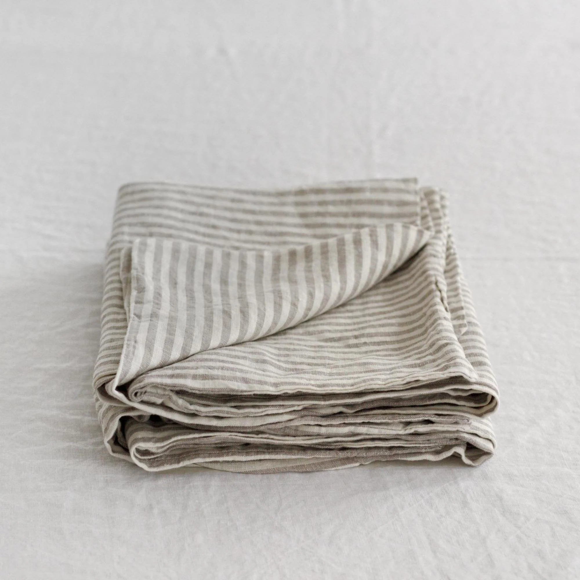 Grey Stripes Linen Pillowcases - Image 15