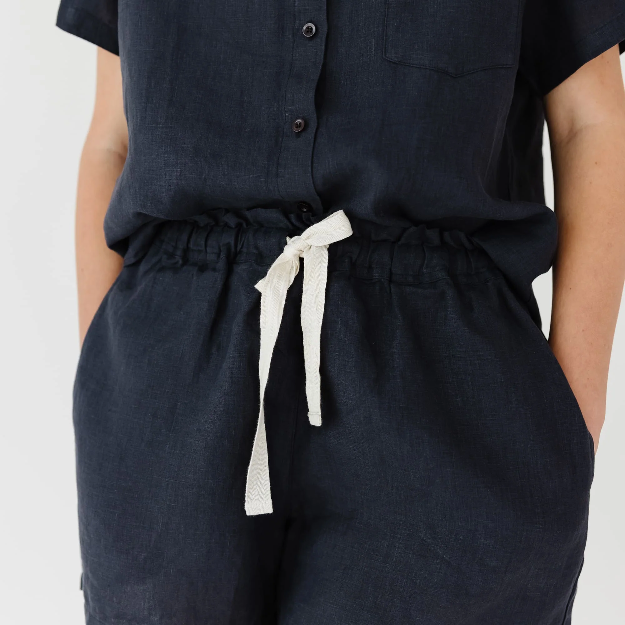 Midnight Blue Summer Pyjama Set - Image 4