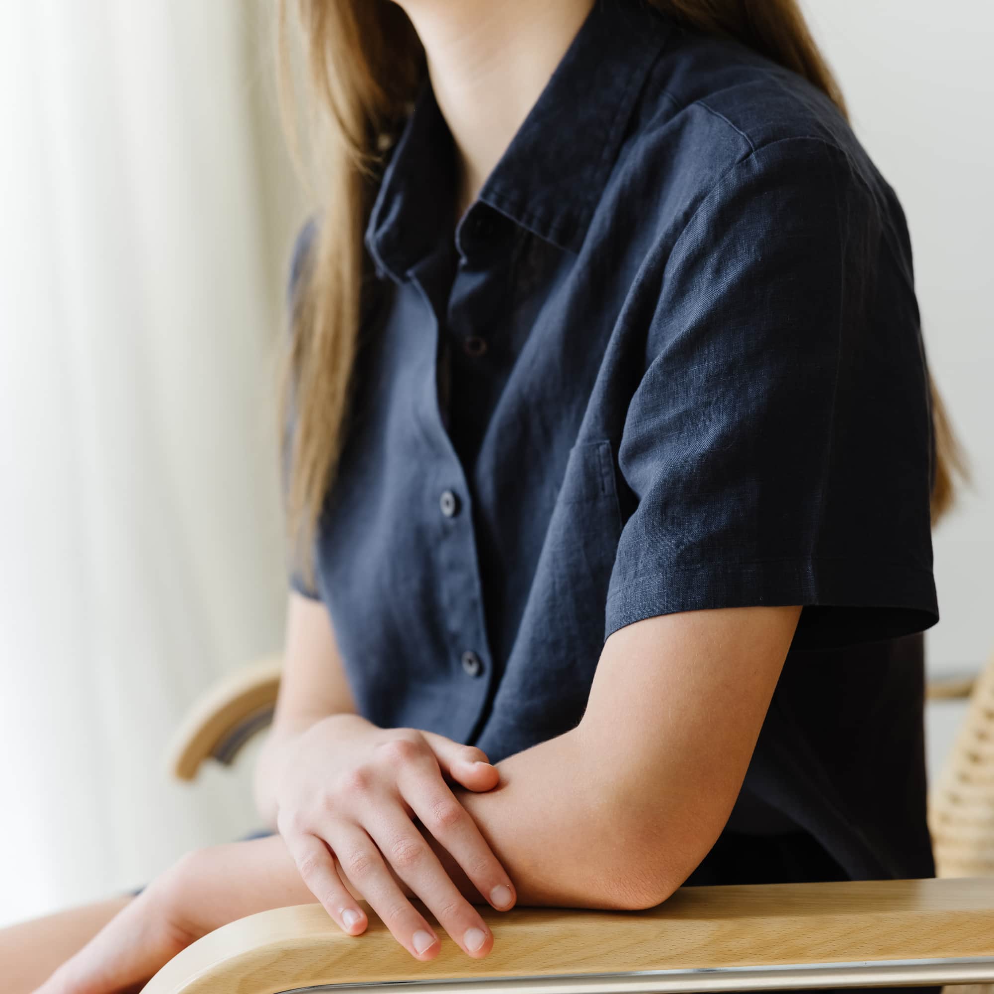 Midnight Blue Summer Pyjama Set - Image 5