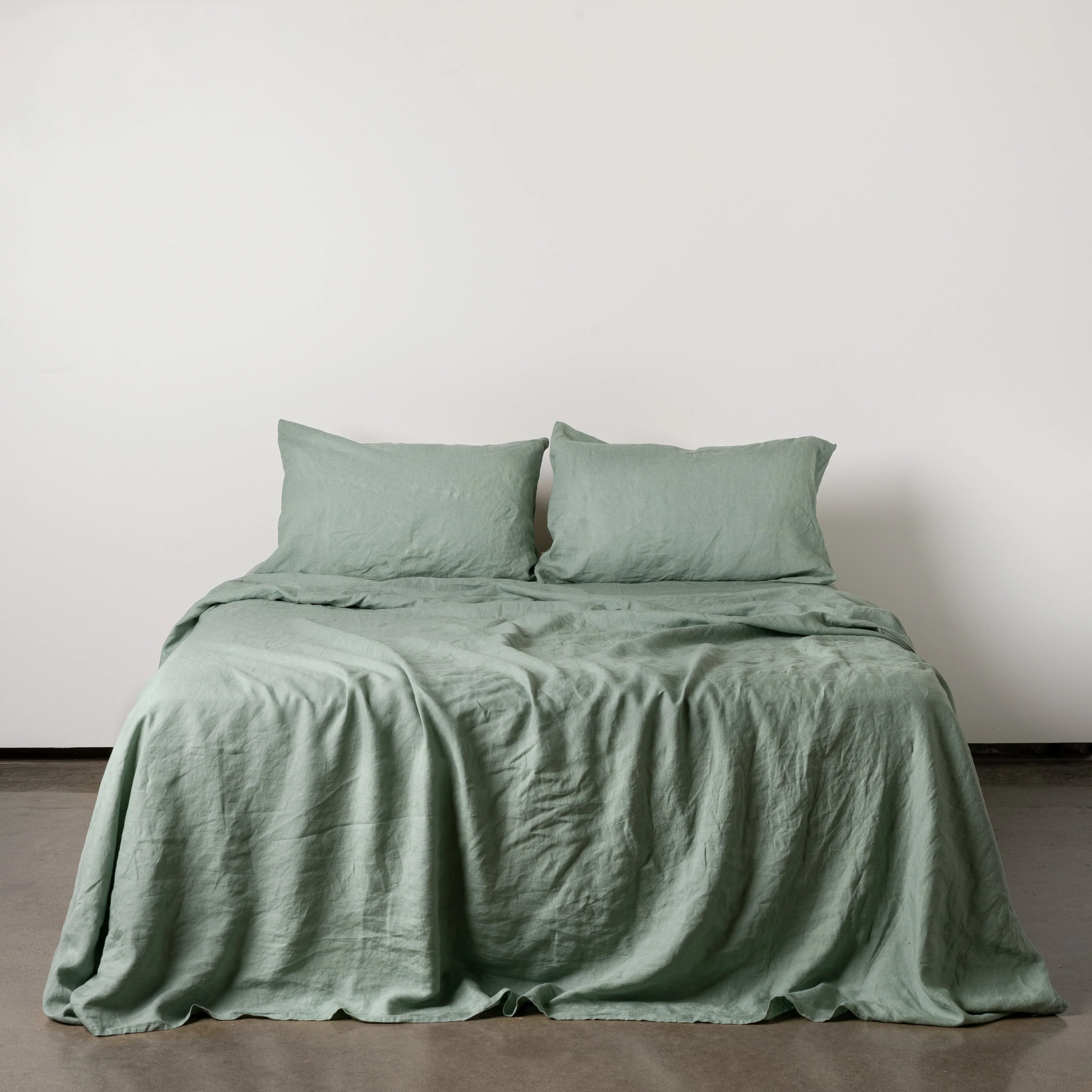 Sage Green Linen Pillowcases - Image 12