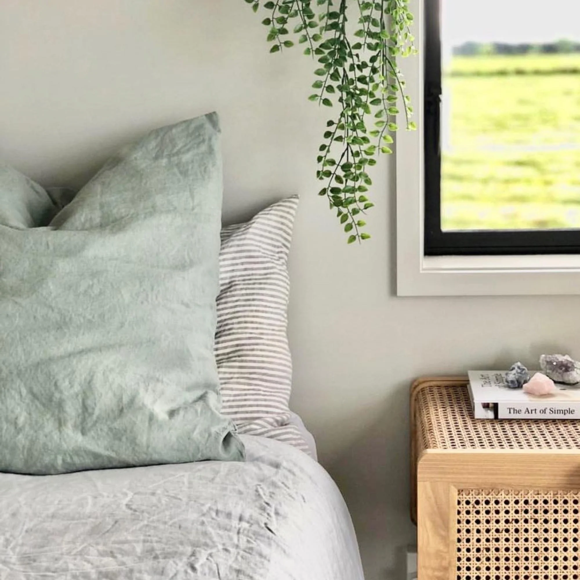 Sage Green Linen Pillowcases - Image 13