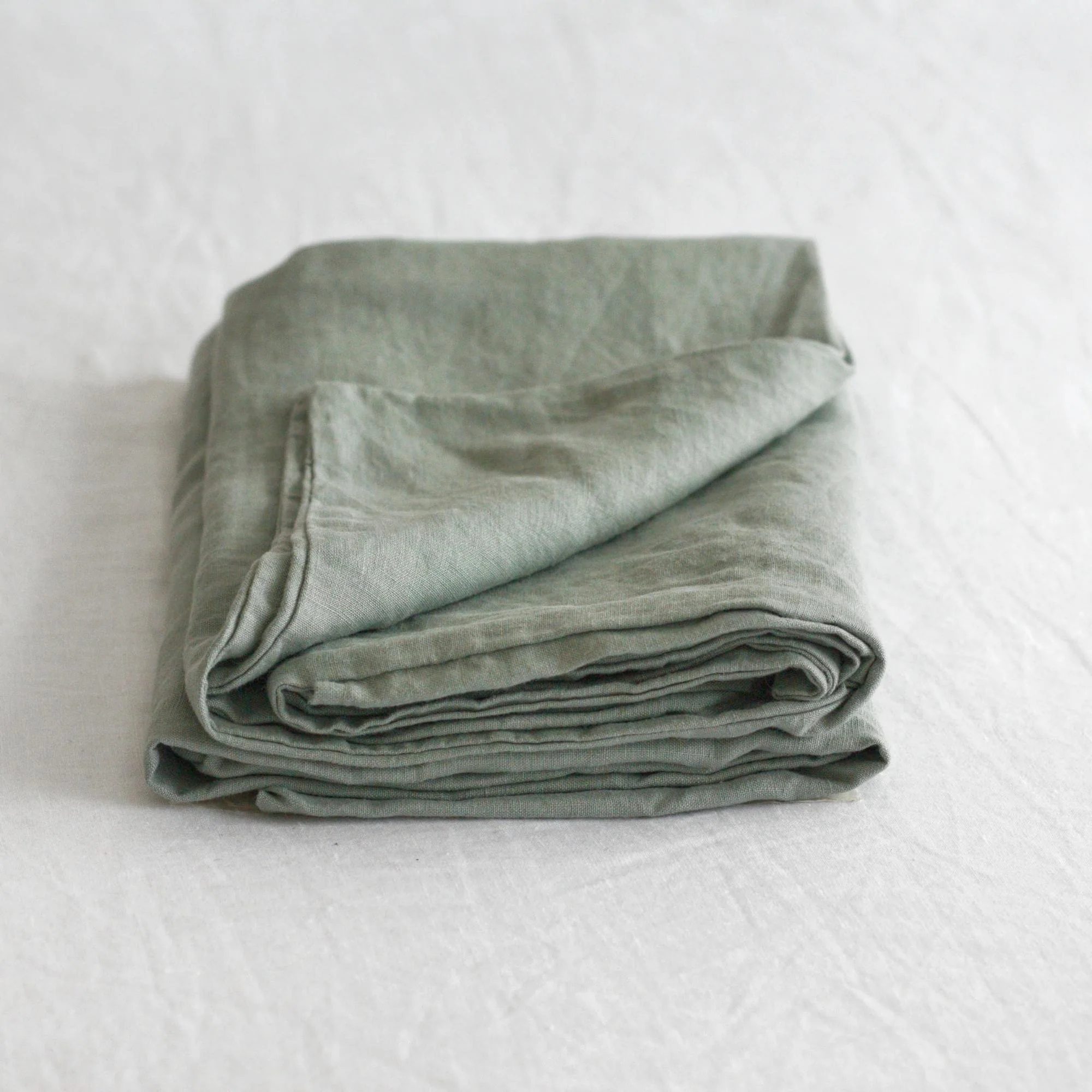 Sage Green Linen Pillowcases - Image 8