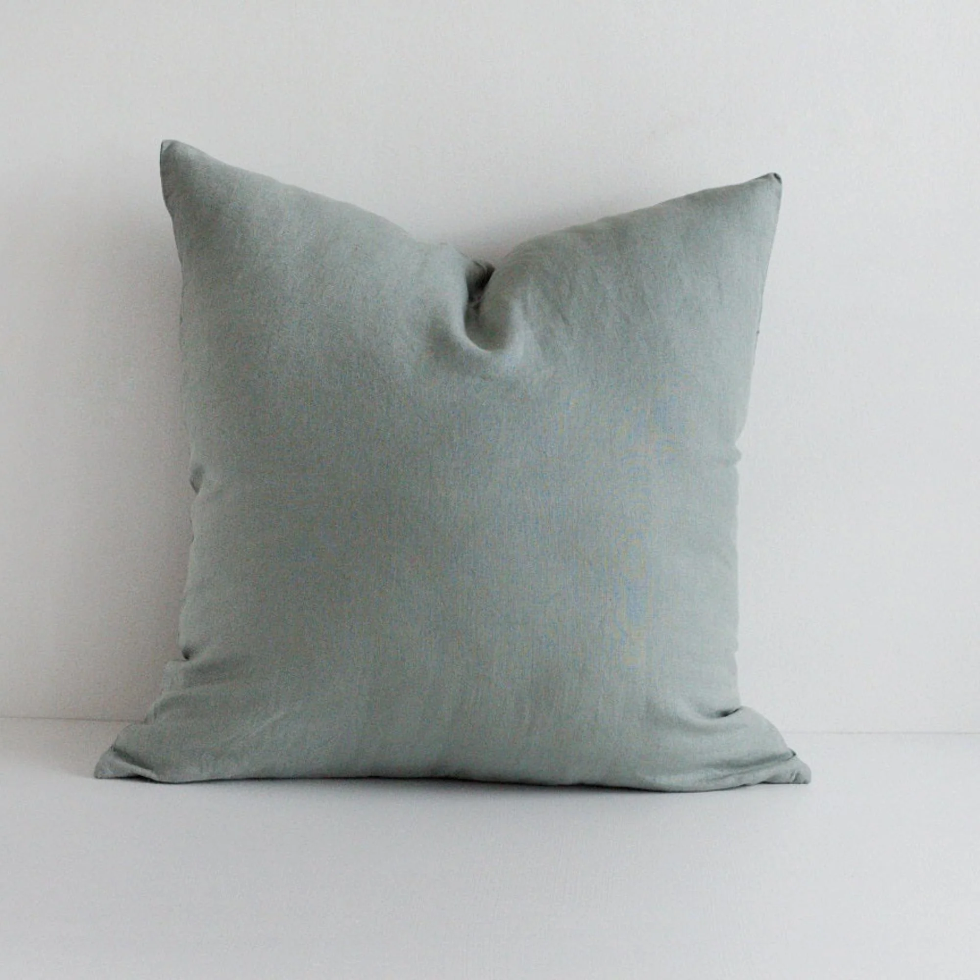 Sage Green Linen Cushion Cover - Image 4