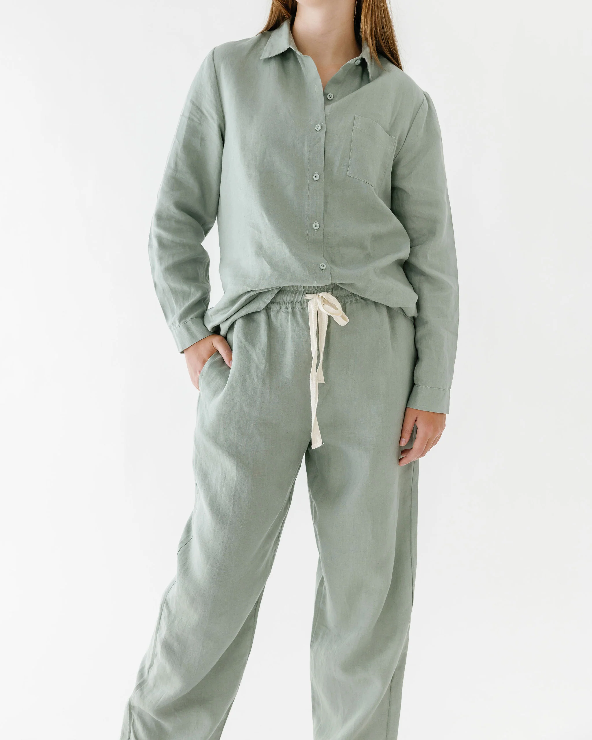Sage Winter Pyjama Set - Image 3