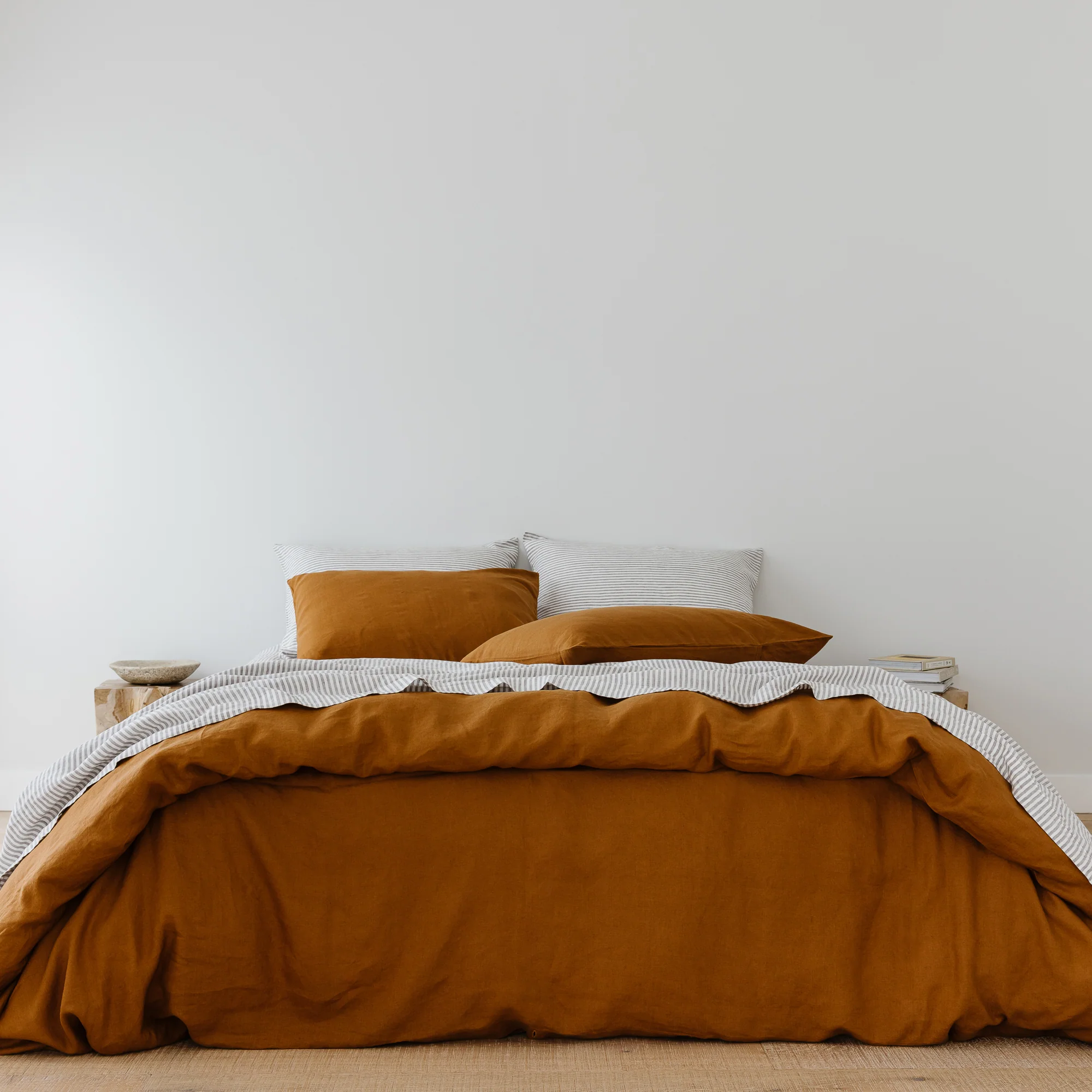 Tobacco Linen Duvet - Image 4