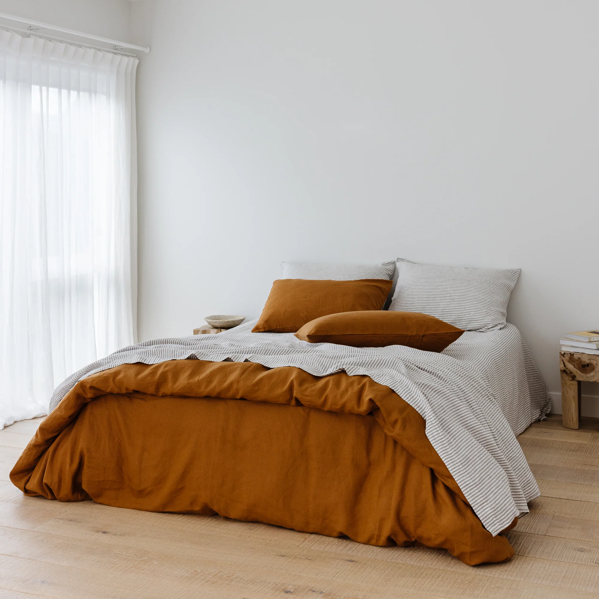 Tobacco Linen Duvet - Image 8