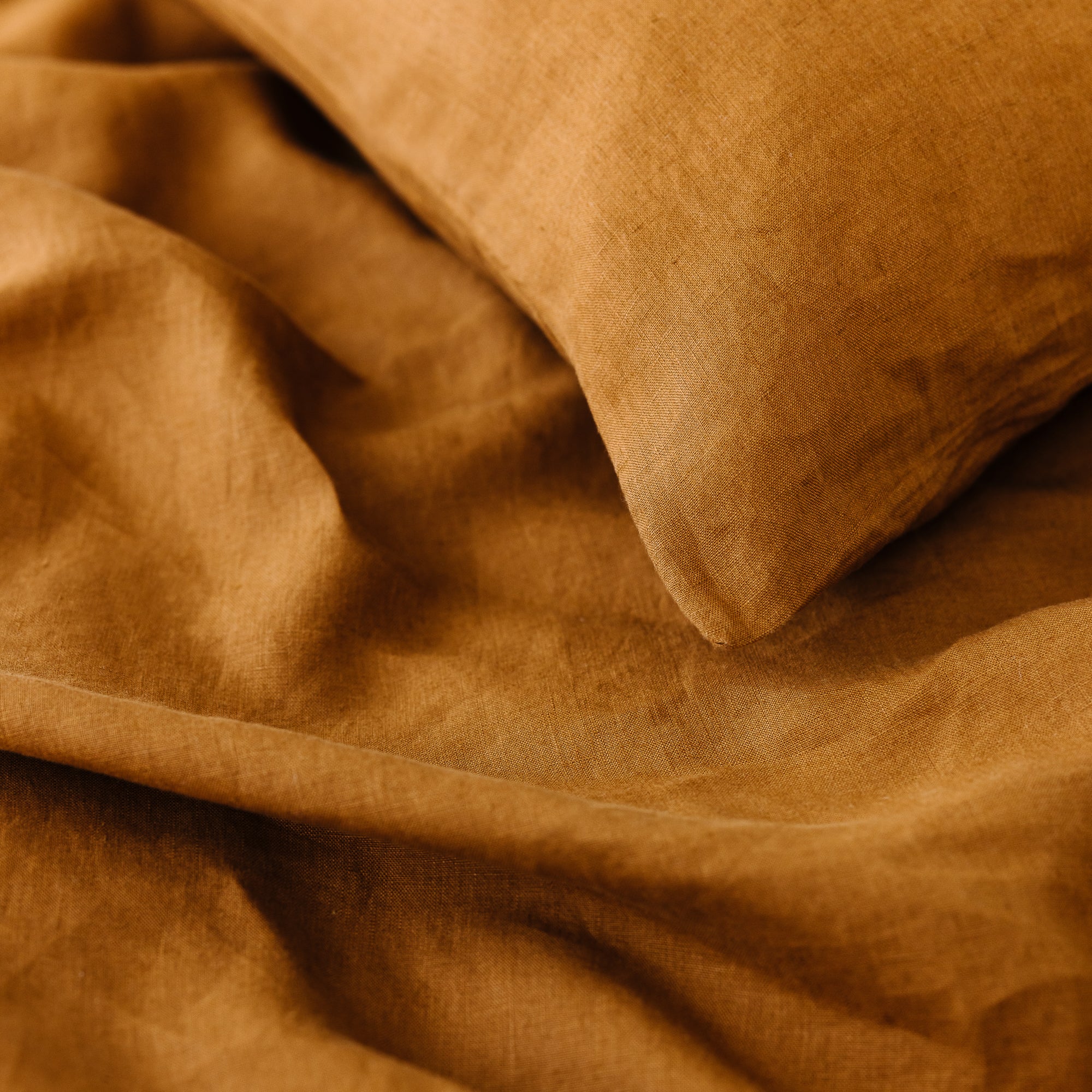Tobacco Linen Duvet - Image 9