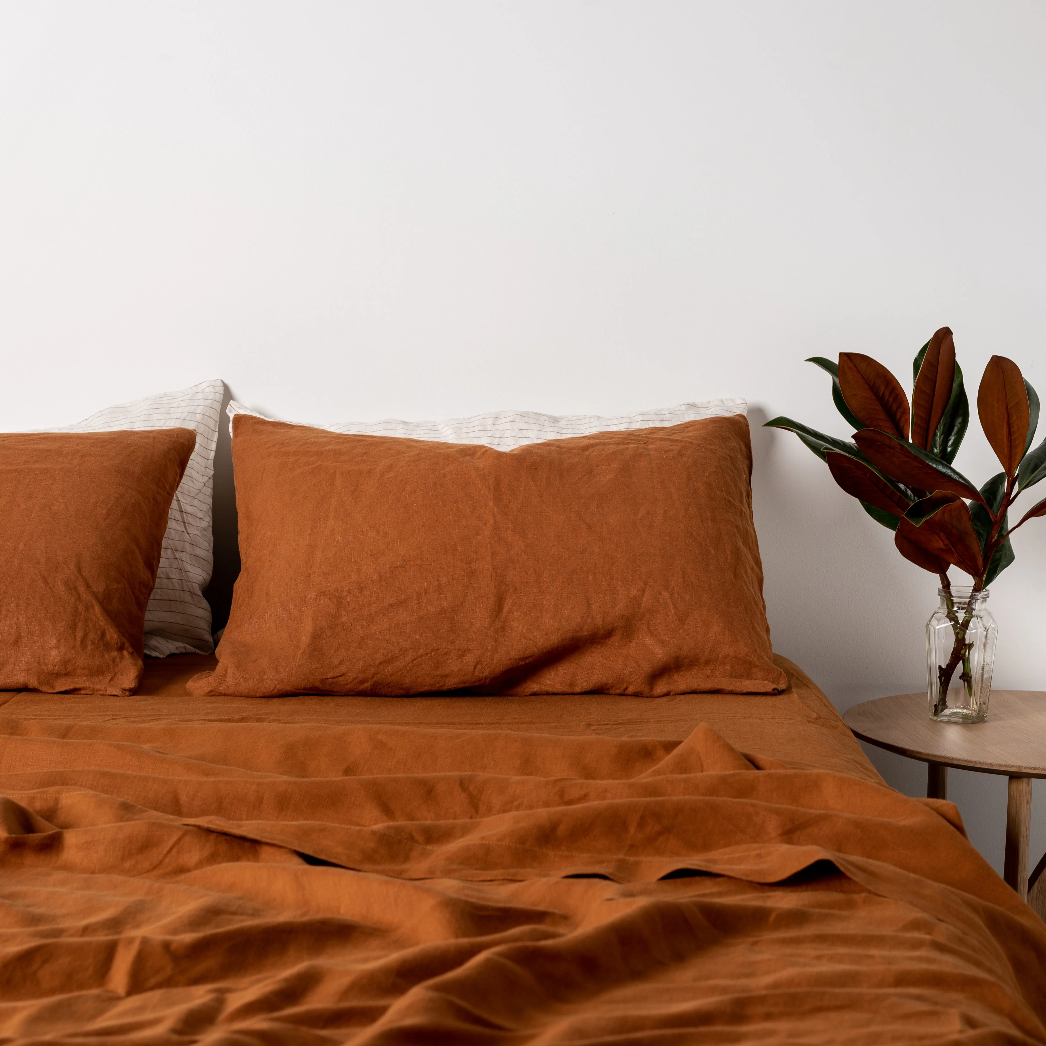 Tobacco Linen Fitted Sheet - Image 5