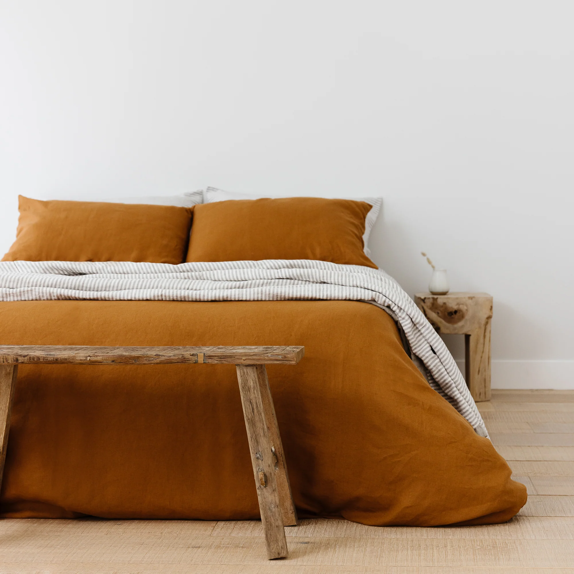 Tobacco Linen Pillowcases - Image 7