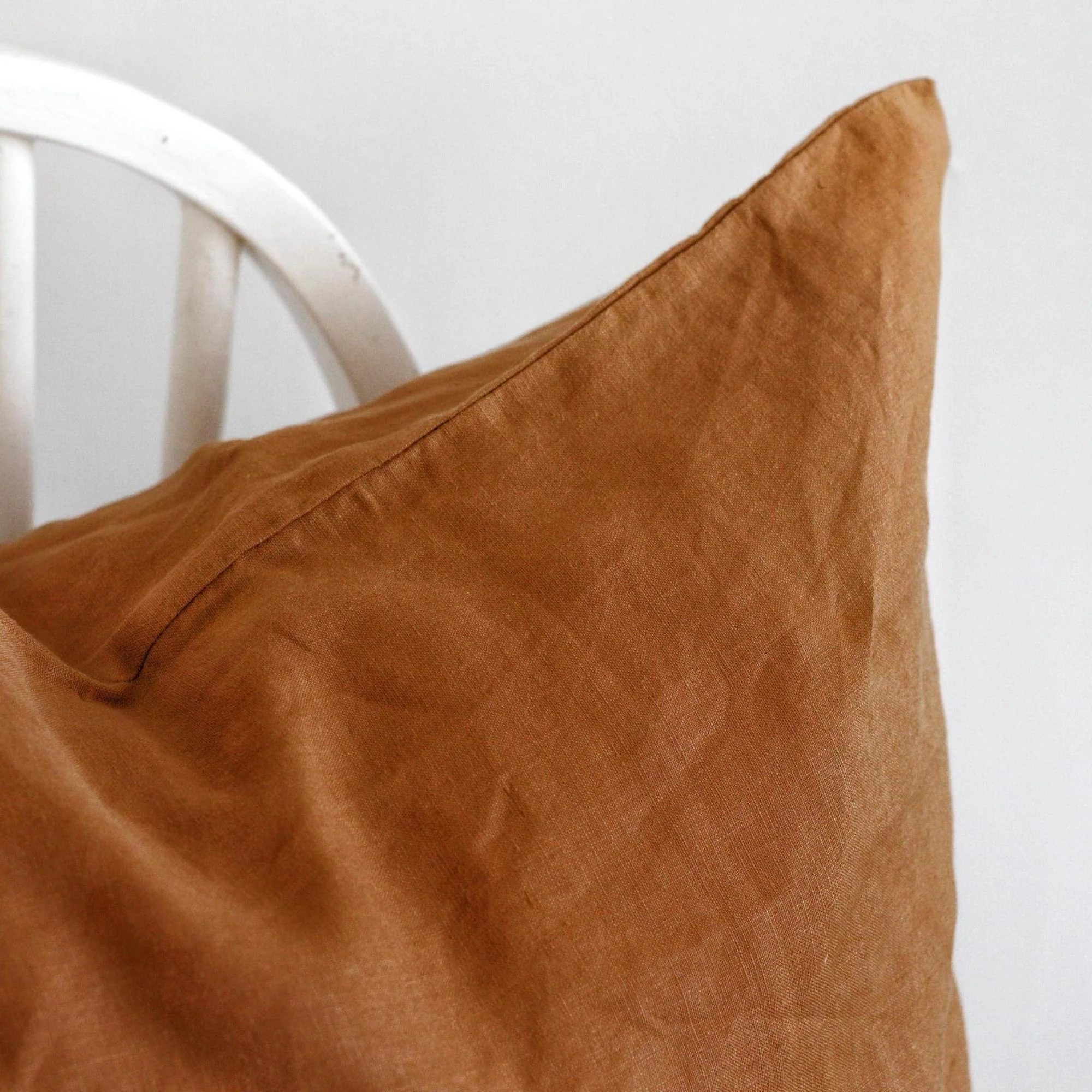 Tobacco Linen Pillowcases - Image 9